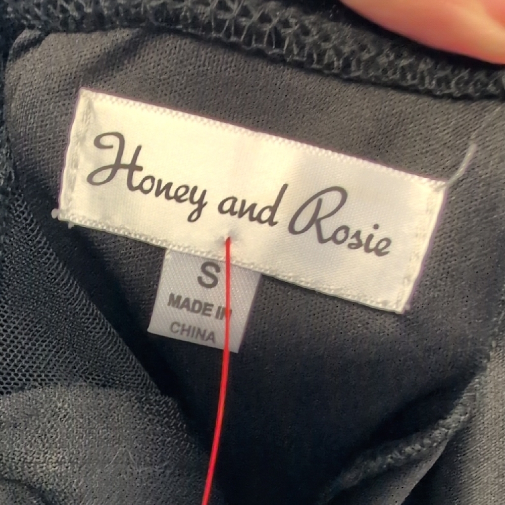 Honey and Rosie Black Dress with Sequin Accents - Picture 2 of 13
